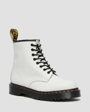 Black DR Martens 1460 Bex Smooth Leather Platform Boots | 6753BWNQH