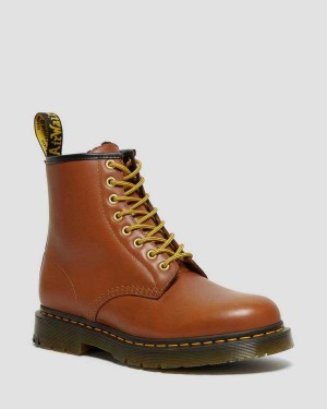 Black DR Martens 1460 DM's Wintergrip Leather Lace Up Boots | 5849OWJHI