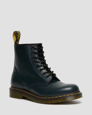 Black DR Martens 1460 Smooth Leather Lace Up Boots | 1860WEBMS