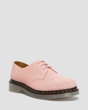 Black DR Martens 1461 Iced Suede Oxford Shoes | 1786SCOIR