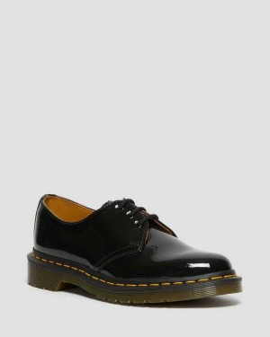 Black DR Martens 1461 Patent Leather Oxford Shoes | 5029RVQXL