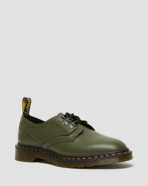 Black DR Martens 1461 Verso Smooth Leather Oxford Shoes | 6458AGUZB