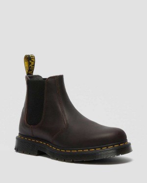 Black DR Martens 2976 DM's Wintergrip Chelsea Boots | 6508NWSKE