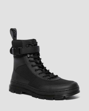 Black DR Martens Combs Tech Poly Casual Boots | 1975WUIDA