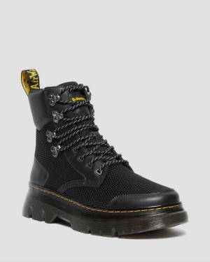 Black DR Martens Tarik Toe Guard Utility Boots | 0719XZUCH