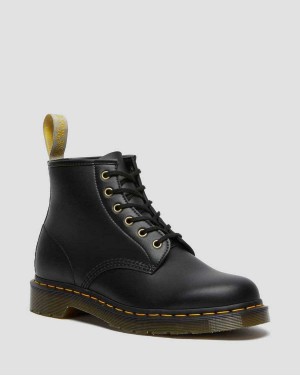 Black DR Martens Vegan 101 Felix Ankle Boots | 1792GNYTQ