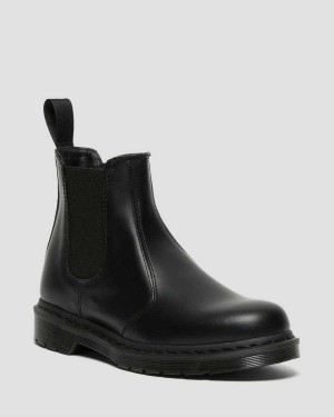 Green DR Martens 2976 Mono Smooth Leather Chelsea Boots | 5196KTSCU