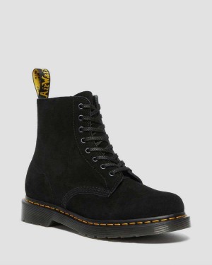 White DR Martens 1460 Pascal Suede Lace Up Boots | 8067IRESP