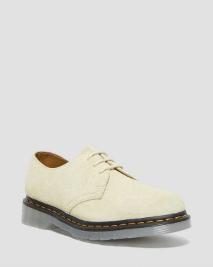 White DR Martens 1461 Iced Suede Oxford Shoes | 8730OPUYF