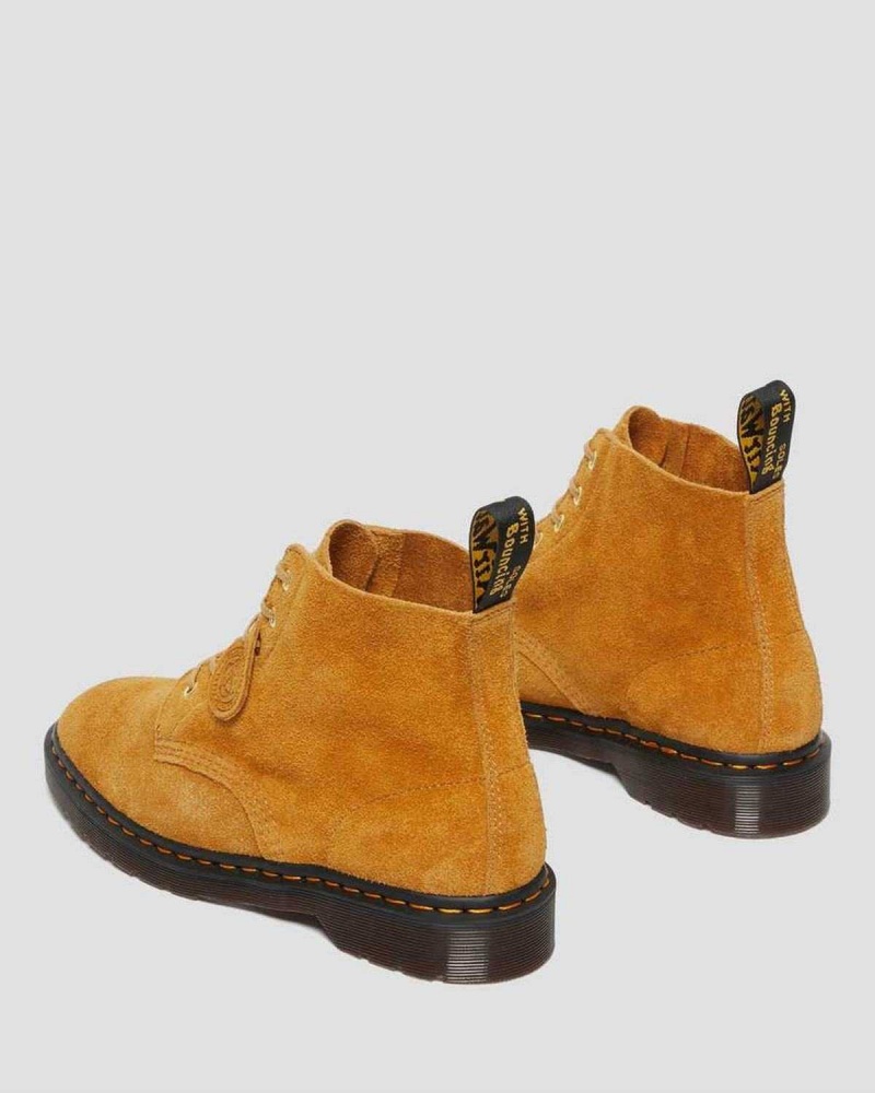 Black Brown DR Martens 101 Suede Ankle Boots | 7542HMVUD