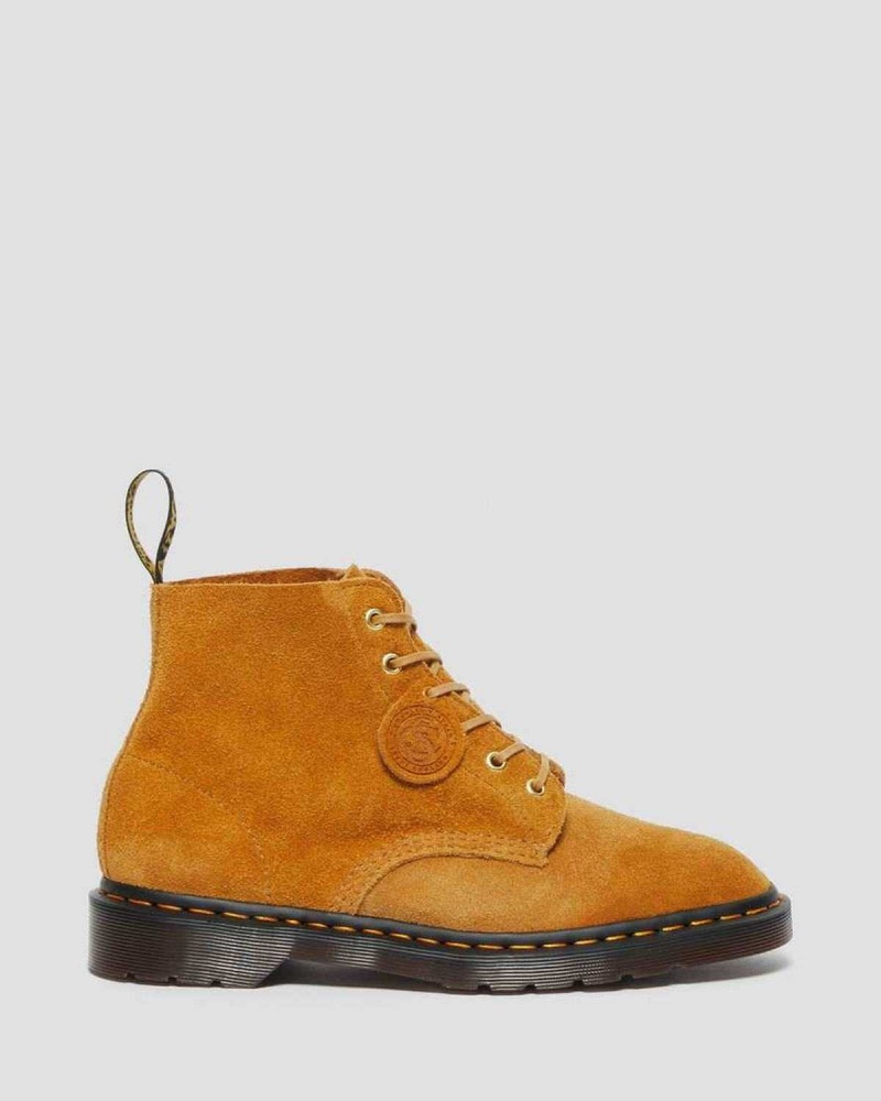 Black Brown DR Martens 101 Suede Ankle Boots | 7542HMVUD