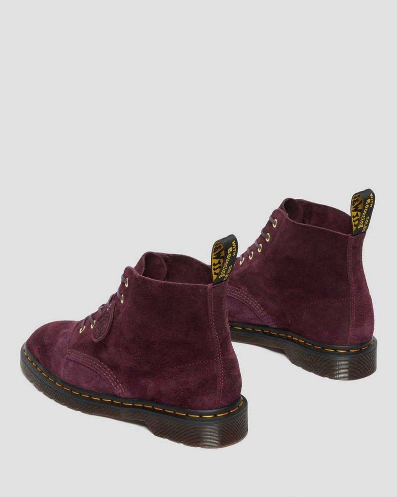 Black DR Martens 101 Suede Ankle Boots | 5760JSRZU