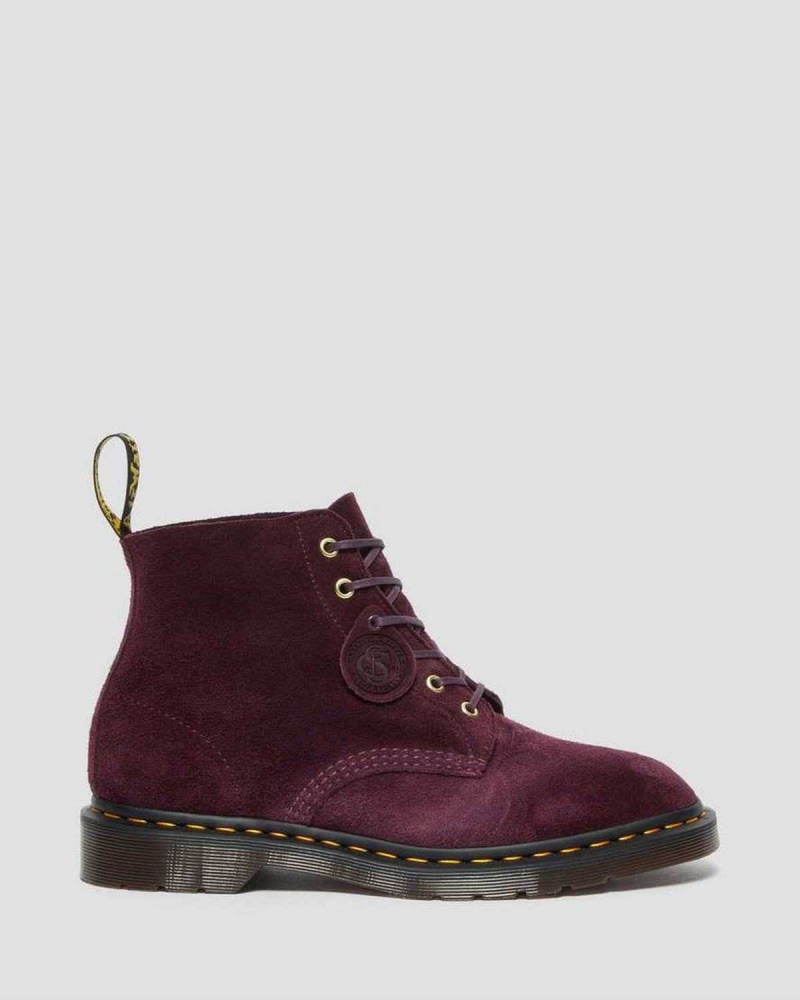 Black DR Martens 101 Suede Ankle Boots | 5760JSRZU