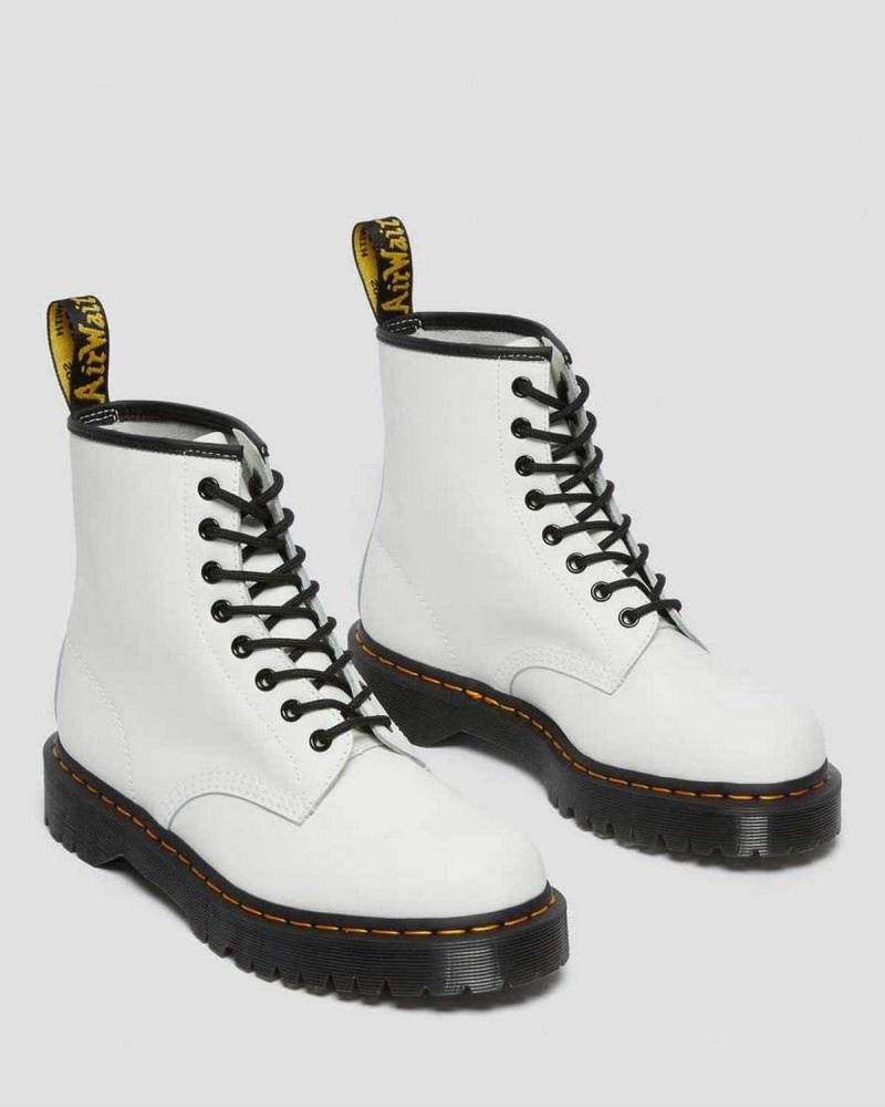 Black DR Martens 1460 Bex Smooth Leather Platform Boots | 6753BWNQH