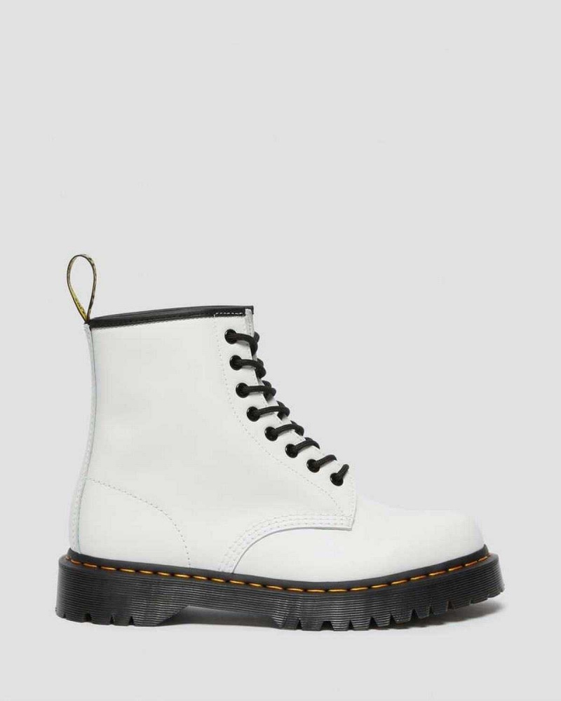 Black DR Martens 1460 Bex Smooth Leather Platform Boots | 6753BWNQH