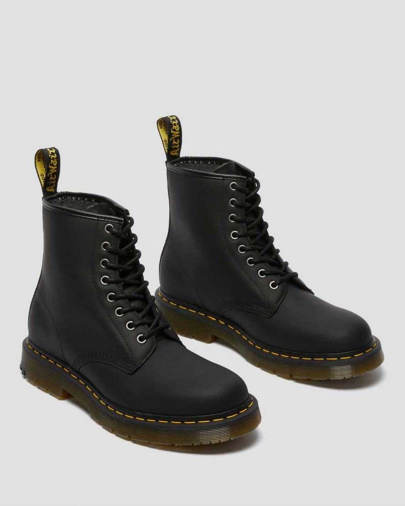 Black DR Martens 1460 DM's Wintergrip Lace Up Boots | 8695DEIRQ