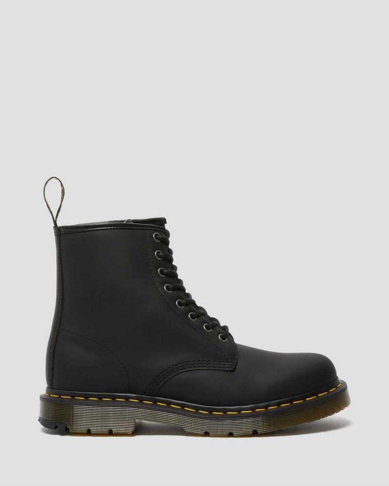 Black DR Martens 1460 DM's Wintergrip Lace Up Boots | 8695DEIRQ