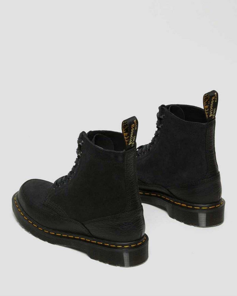 Black DR Martens 1460 Guard Made in England Leather Lace Up Boots | 3751GUSAO