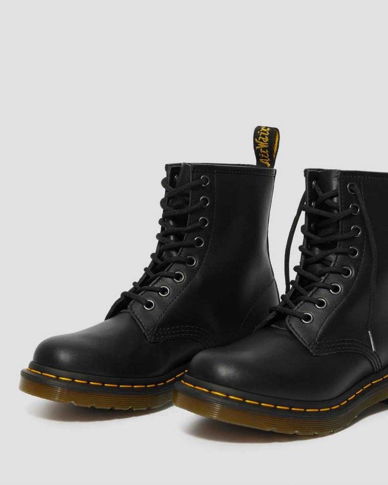 Black DR Martens 1460 Nappa Leather Lace Up Boots | 8409OHEAZ