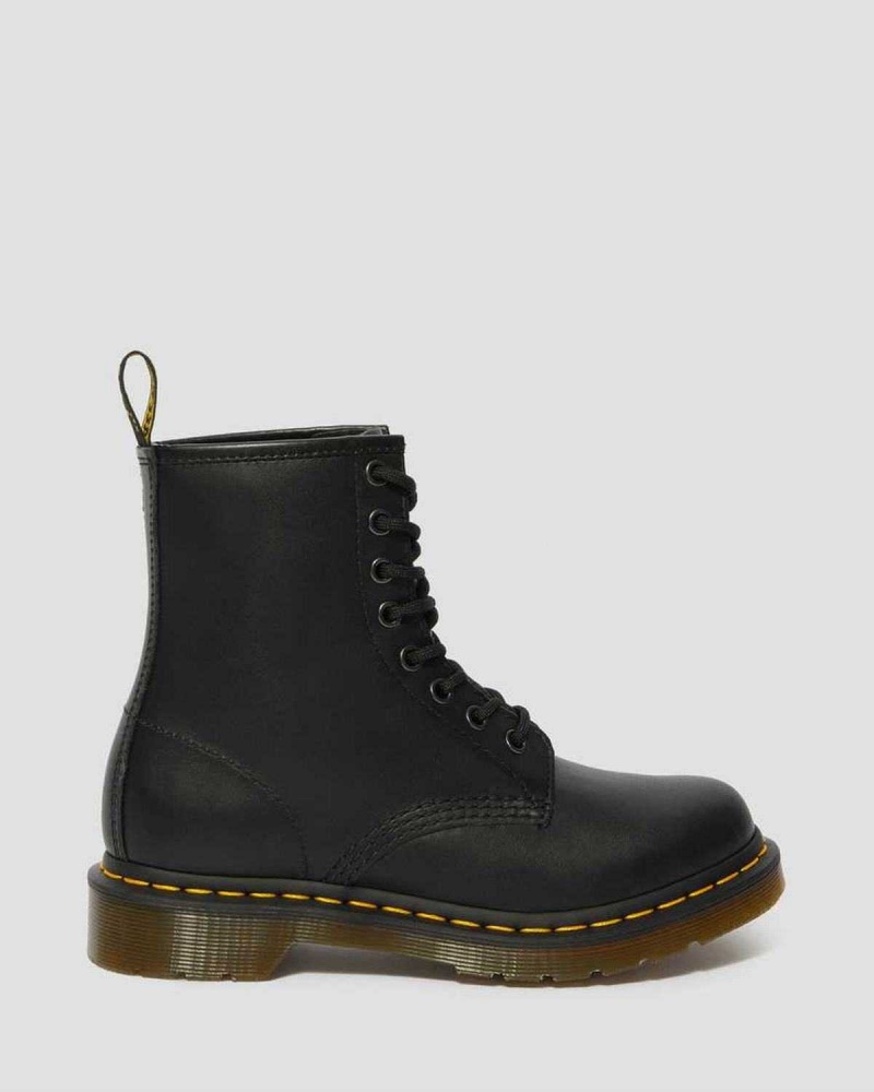 Black DR Martens 1460 Nappa Leather Lace Up Boots | 8409OHEAZ