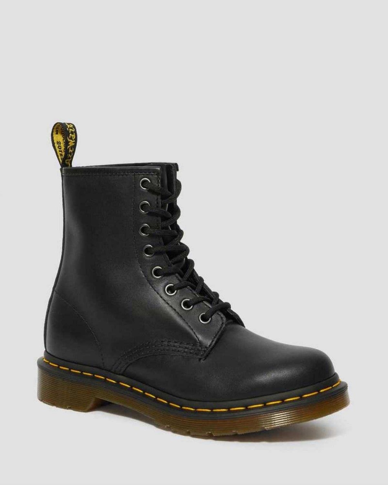 Black DR Martens 1460 Nappa Leather Lace Up Boots | 8409OHEAZ