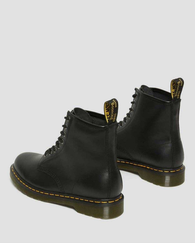 Black DR Martens 1460 Nappa Leather Lace Up Boots | 7420MOYSN