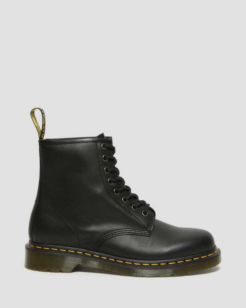 Black DR Martens 1460 Nappa Leather Lace Up Boots | 7420MOYSN