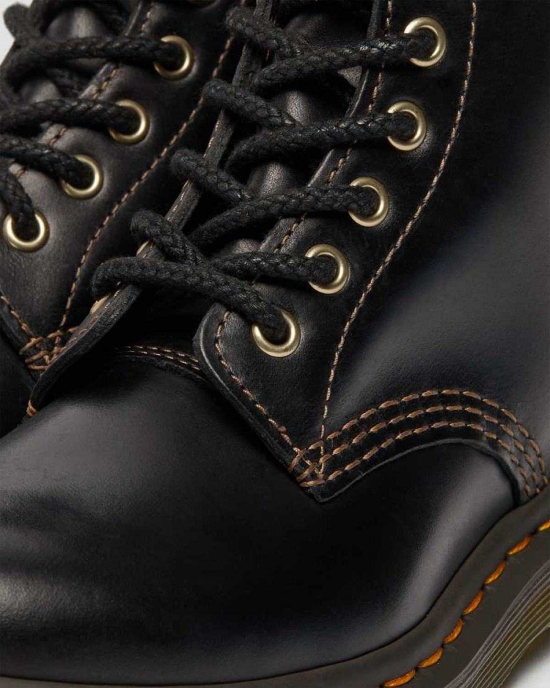 Black DR Martens 1460 Pascal Abruzzo Leather Boots | 7483KRFWT