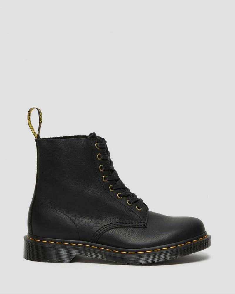 Black DR Martens 1460 Pascal Ambassador Leather Lace Up Boots | 2173URTBJ