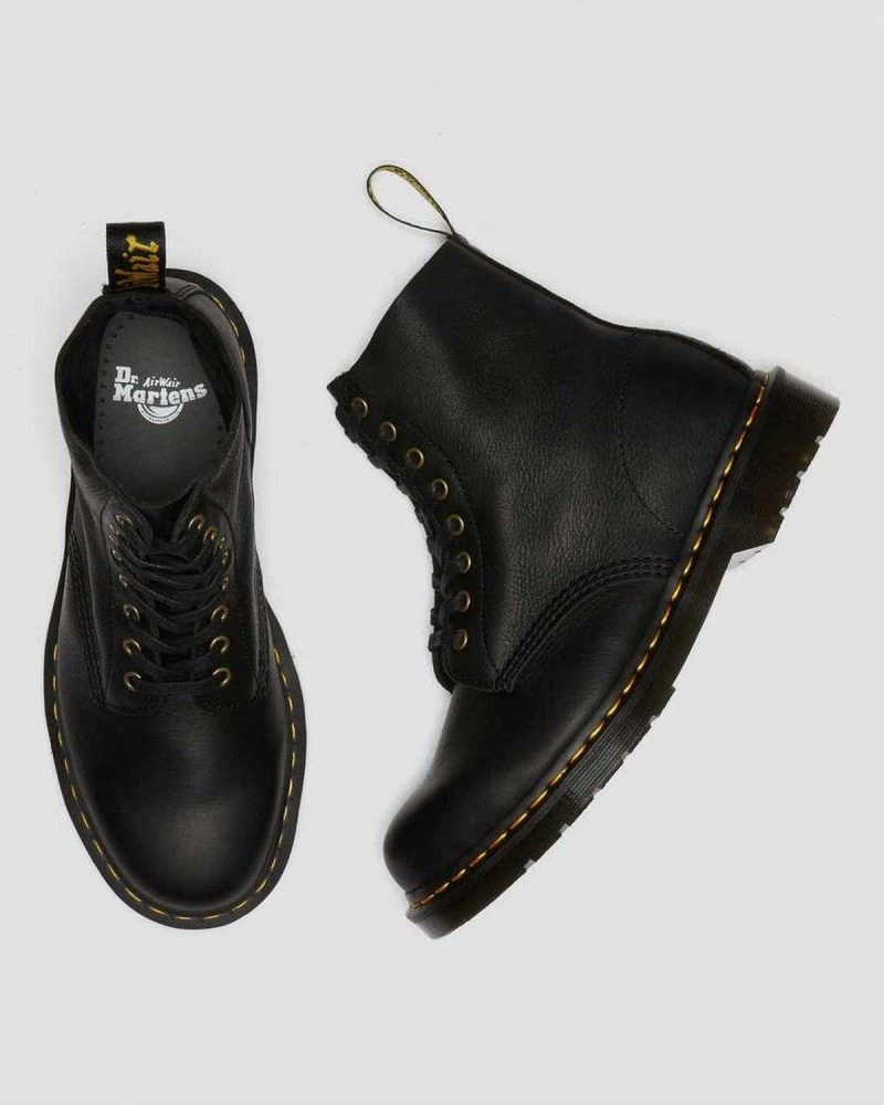 Black DR Martens 1460 Pascal Ambassador Leather Lace Up Boots | 2173URTBJ