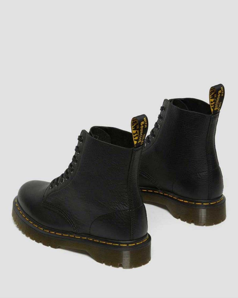 Black DR Martens 1460 Pascal Bex Leather Lace Up Boots | 9428FCQVI