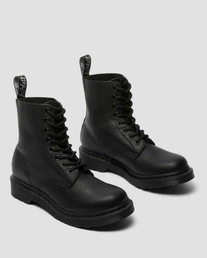 Black DR Martens 1460 Pascal Mono Lace Up Boots | 1256DGIRL