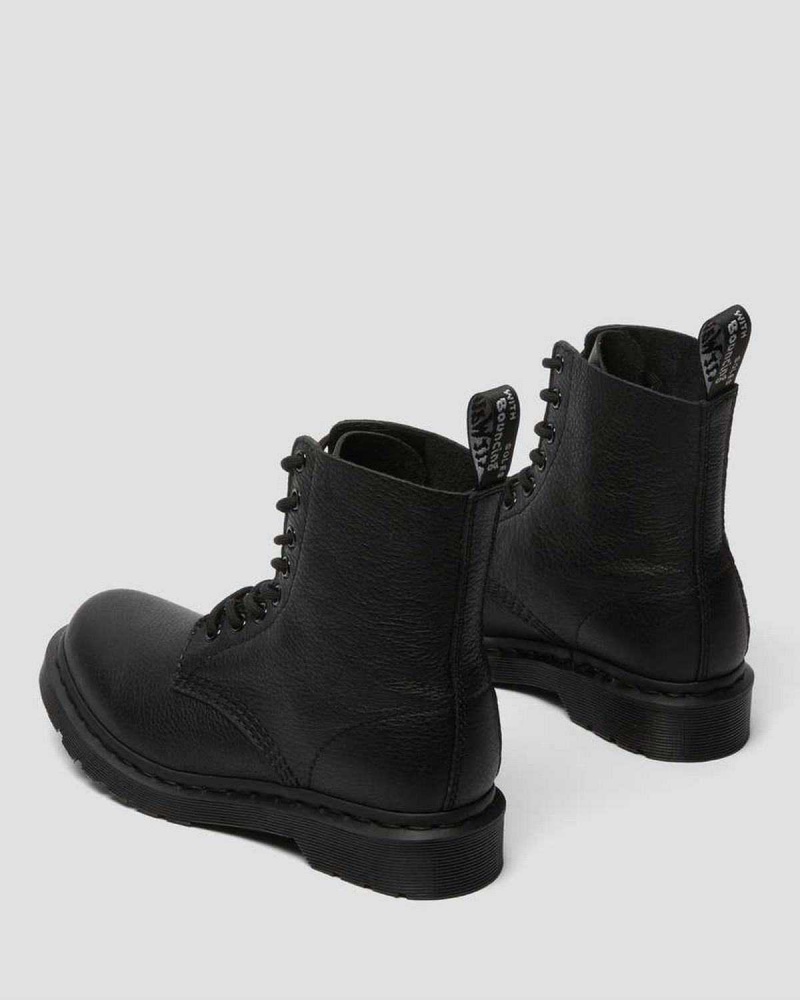 Black DR Martens 1460 Pascal Mono Lace Up Boots | 1256DGIRL