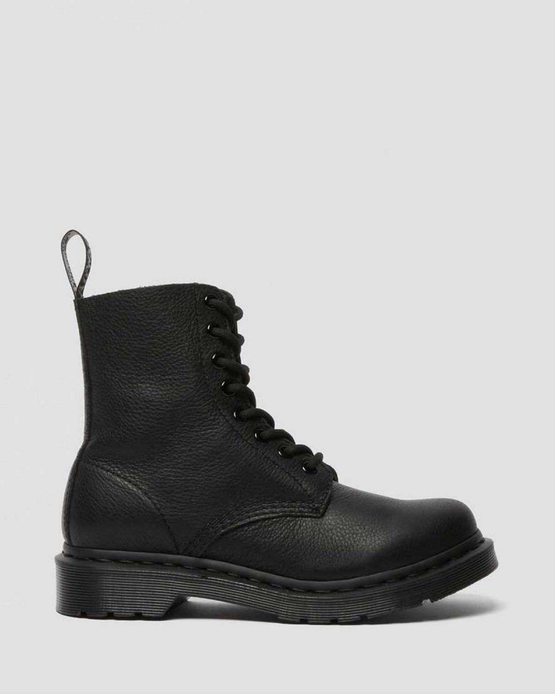 Black DR Martens 1460 Pascal Mono Lace Up Boots | 1256DGIRL