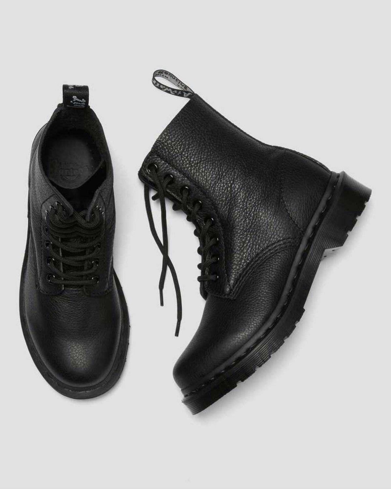 Black DR Martens 1460 Pascal Mono Lace Up Boots | 1256DGIRL