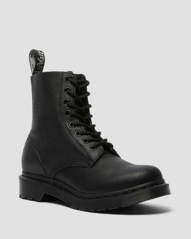 Black DR Martens 1460 Pascal Mono Lace Up Boots | 1256DGIRL