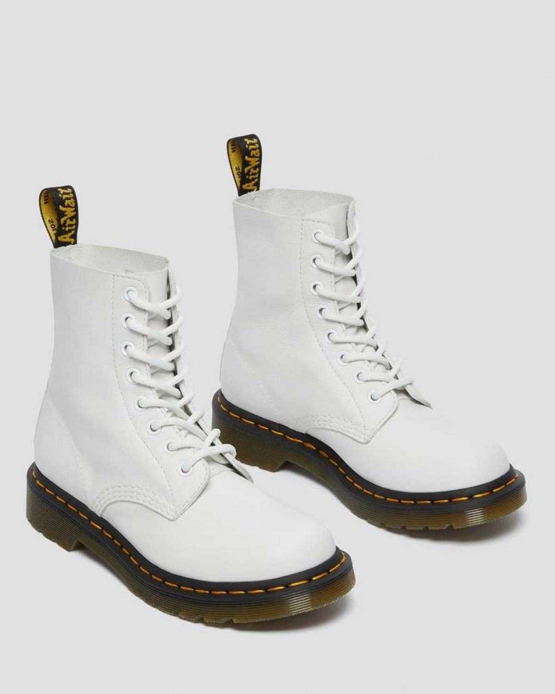 Black DR Martens 1460 Pascal Virginia Leather Boots | 8162UCRKP