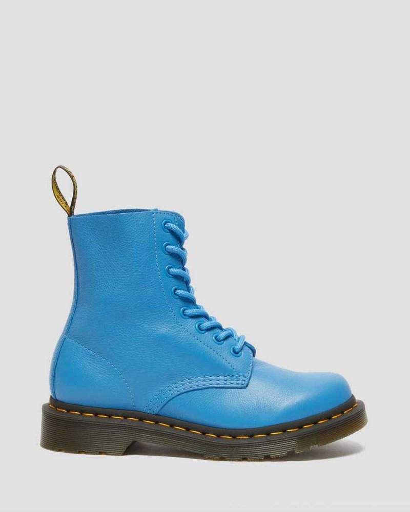 Black DR Martens 1460 Pascal Virginia Leather Boots | 4567DGICT