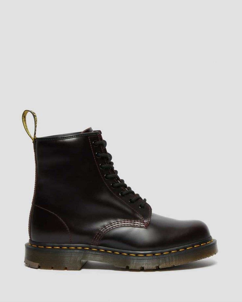 Black DR Martens 1460 Slip Resistant Atlas Leather Lace Up Boots | 1407VWLCP