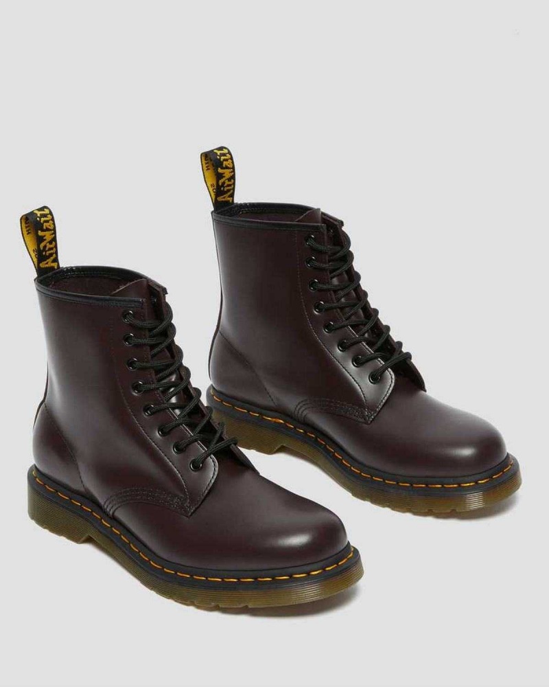 Black DR Martens 1460 Smooth Leather Lace Up Boots | 7892YCNXM