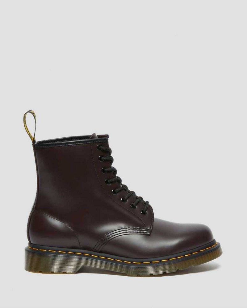 Black DR Martens 1460 Smooth Leather Lace Up Boots | 7892YCNXM