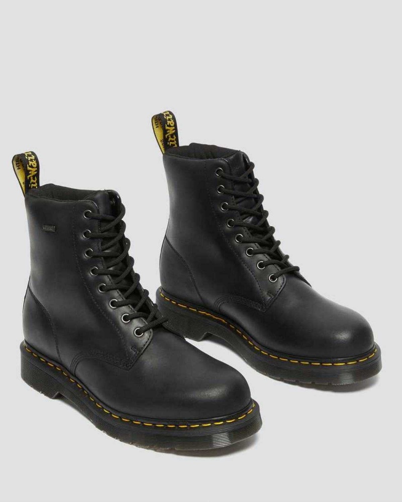 Black DR Martens 1460 Waterproof Lace Up Boots | 9230ELVJM