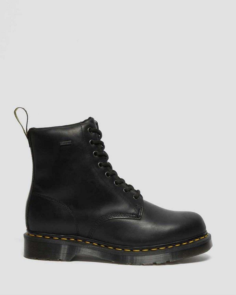 Black DR Martens 1460 Waterproof Lace Up Boots | 9230ELVJM