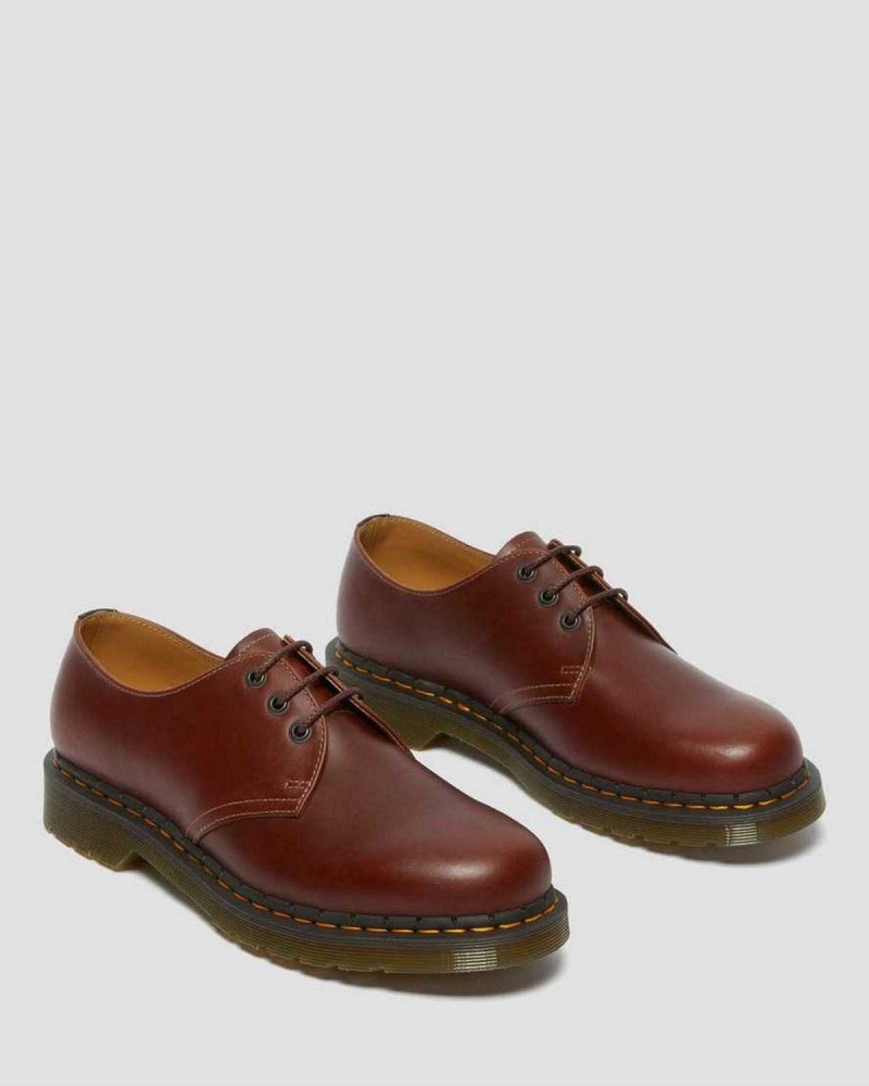 Black DR Martens 1461 Abruzzo Leather Oxford Shoes | 4739MBVTG