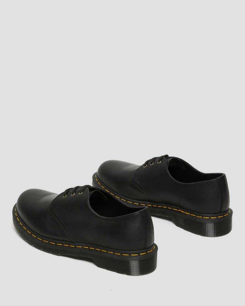 Black DR Martens 1461 Ambassador Leather Oxford Shoes | 6481HGLTE