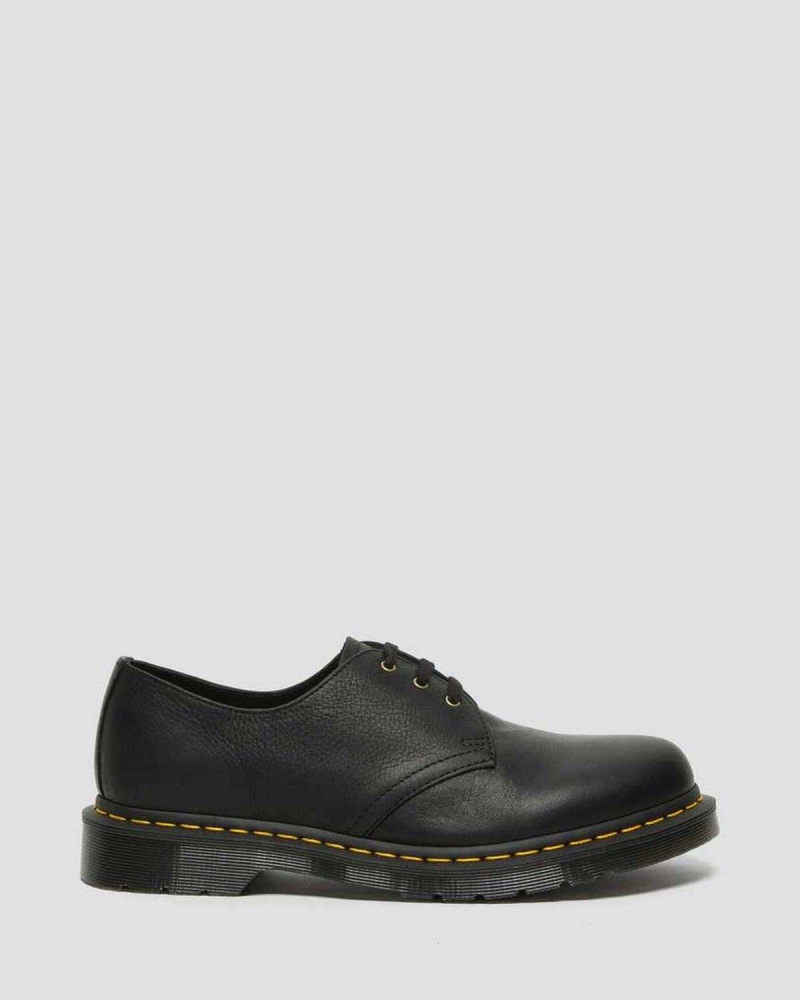 Black DR Martens 1461 Ambassador Leather Oxford Shoes | 6481HGLTE