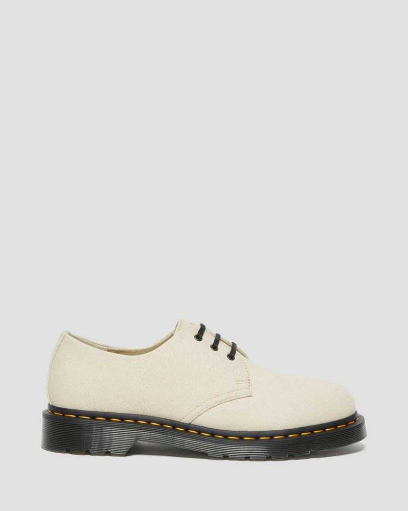 Black DR Martens 1461 Canvas Oxford Shoes | 2405NTZDG