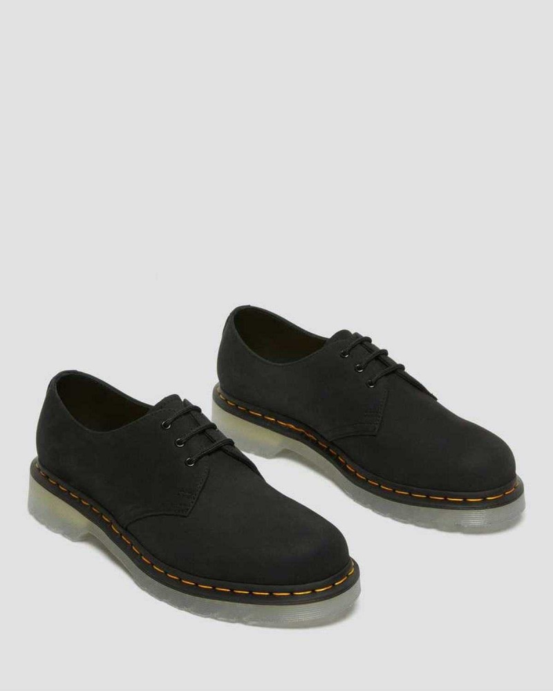 Black DR Martens 1461 Iced II Buttersoft Leather Oxford Shoes | 5371PGTAN