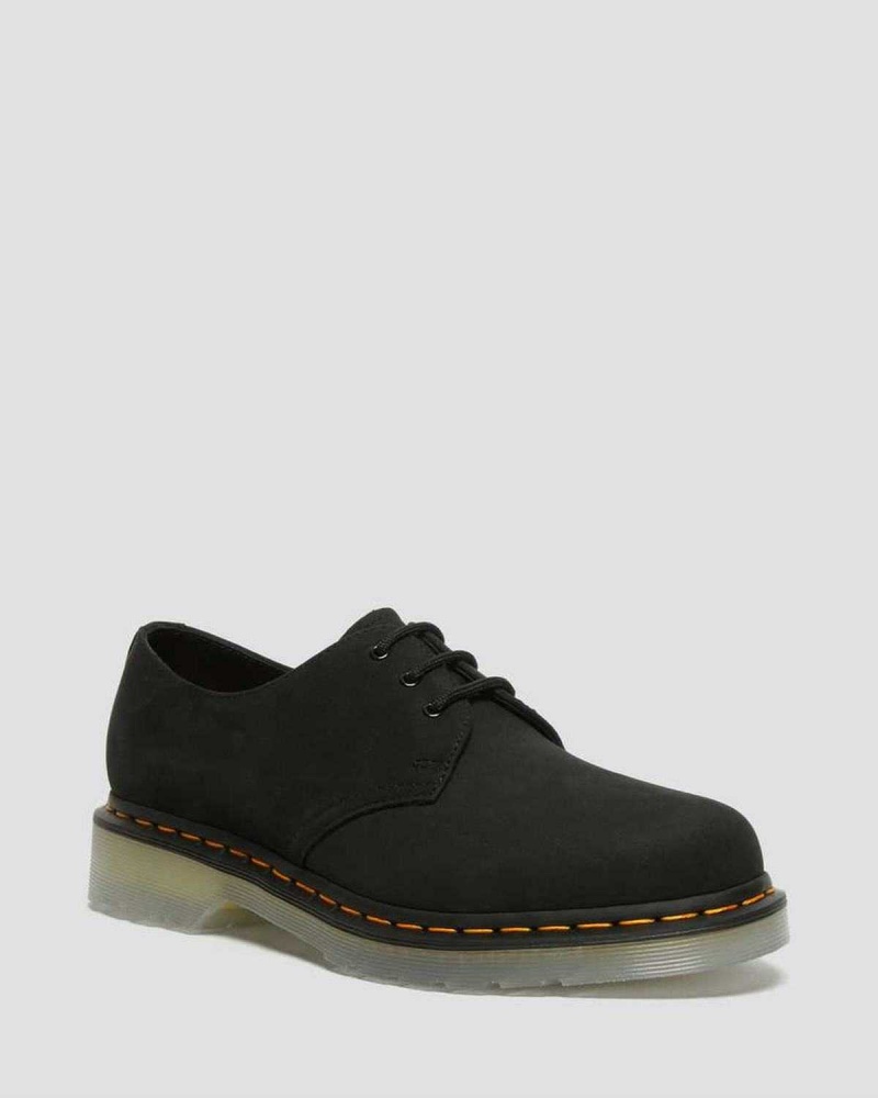 Black DR Martens 1461 Iced II Buttersoft Leather Oxford Shoes | 5712UTBLF