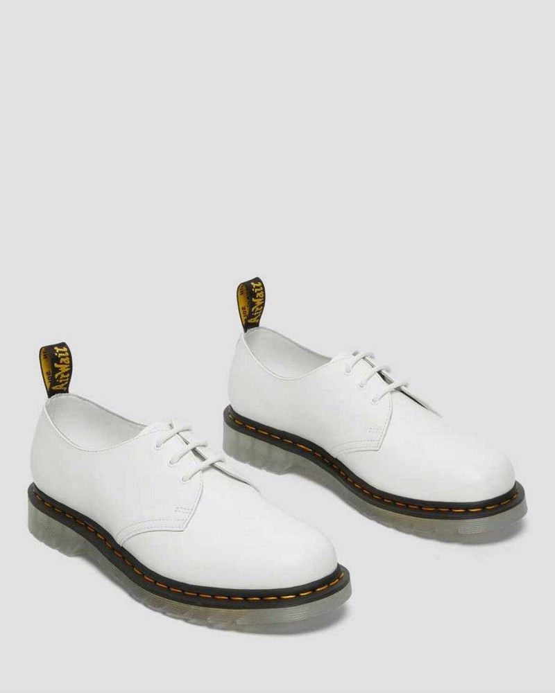 Black DR Martens 1461 Iced Smooth Leather Oxford Shoes | 6974CILGB